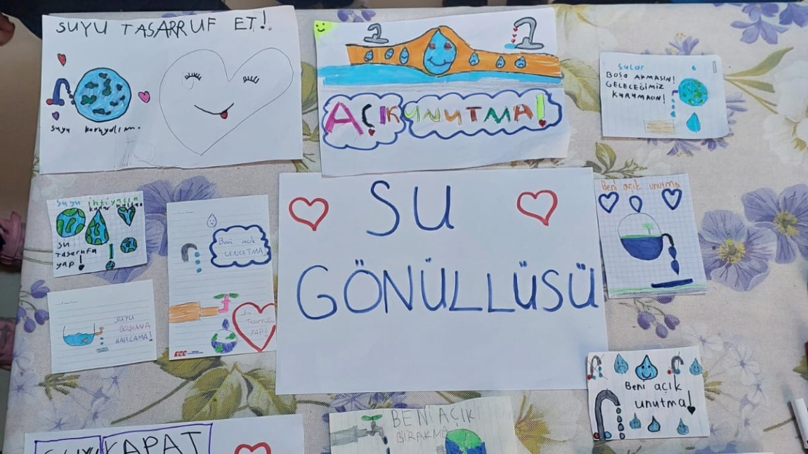 Su Verimliliği ve Tasarrufu İle İlgili Öğrencilerimizin yaptığı Etkinlikler